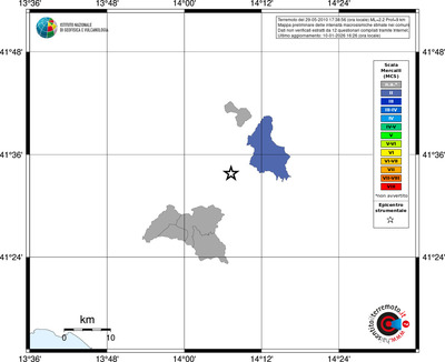 Mappa MCS - territori comuni