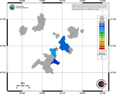 Mappa EMS - territori comuni