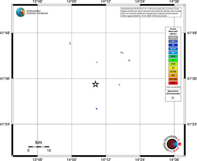 Mappa MCS - territori località