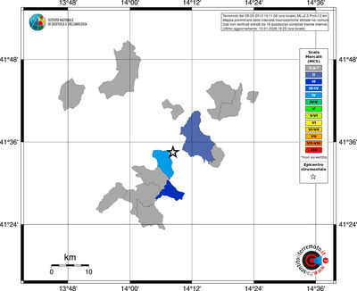 Mappa MCS - territori comuni