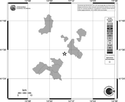 Mappa EMS - territori comuni