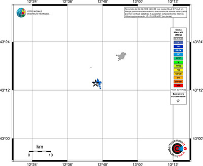 Mappa MCS - territori località
