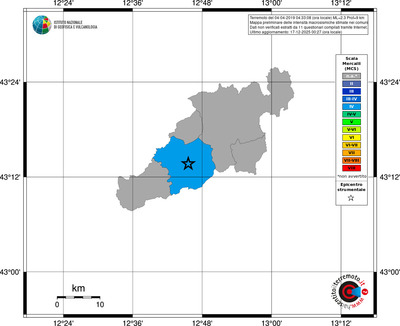 Mappa MCS - territori comuni