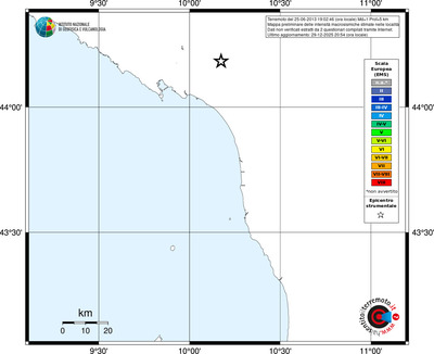 Mappa EMS - territori località