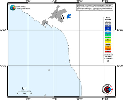 Mappa EMS - territori comuni
