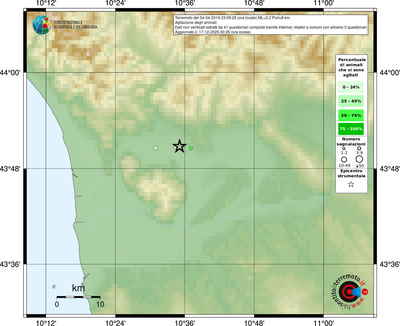 Mappa comuni con almeno 3 questionari