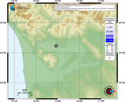 Mappa comuni con almeno 3 questionari