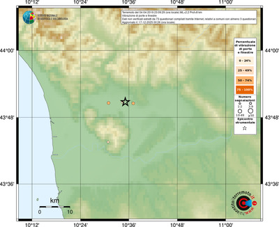 Mappa comuni con almeno 3 questionari