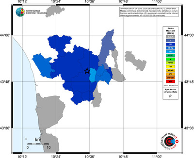 Mappa MCS - territori comuni