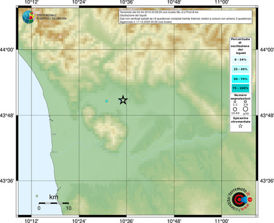 Mappa comuni con almeno 3 questionari