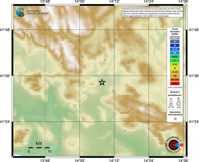 Mappa EMS - località