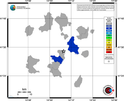 Mappa EMS - territori comuni