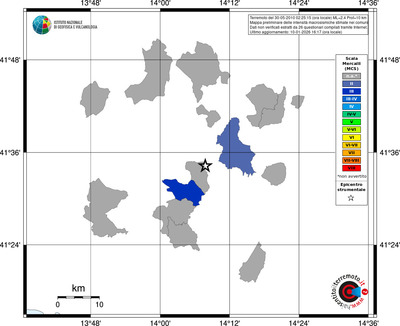 Mappa MCS - territori comuni