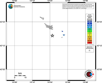 Mappa EMS - territori località