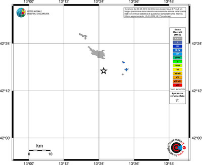 Mappa MCS - territori località