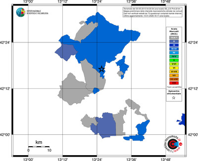 Mappa MCS - territori comuni