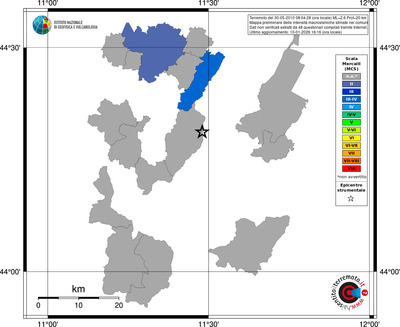 Mappa MCS - territori comuni