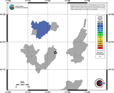 Mappa MCS - territori comuni