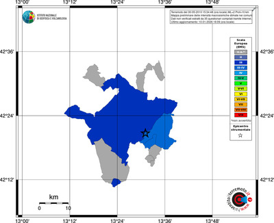 Mappa EMS - territori comuni