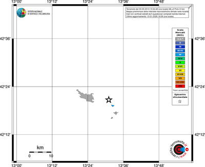 Mappa MCS - territori località