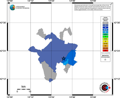 Mappa MCS - territori comuni