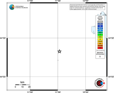 Mappa MCS - territori località