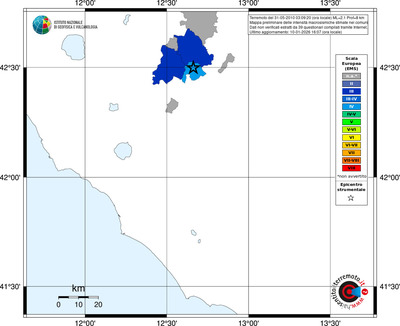 Mappa EMS - territori comuni