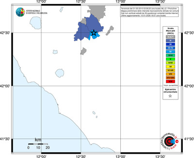 Mappa MCS - territori comuni