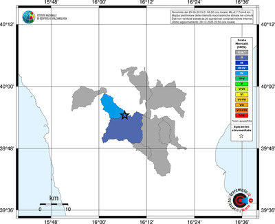 Mappa MCS - territori comuni