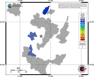 Mappa MCS - territori comuni