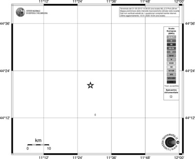 Mappa EMS - territori località