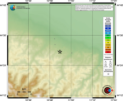 Mappa EMS - località