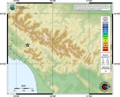 Mappa MCS - località