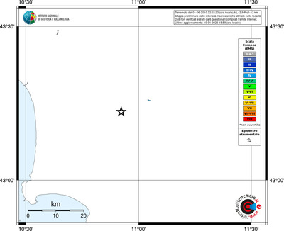 Mappa EMS - territori località