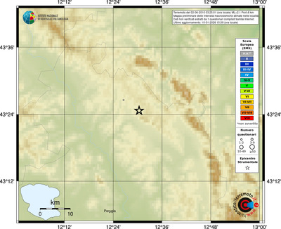 Mappa EMS - località