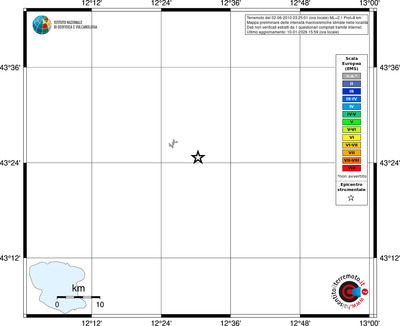 Mappa EMS - territori località