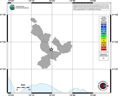 Mappa MCS - territori comuni