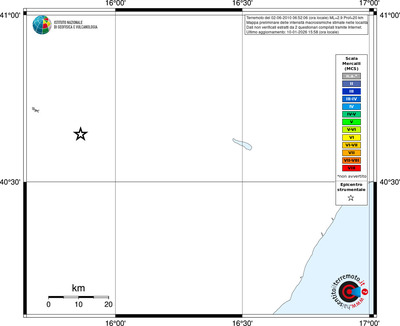 Mappa MCS - territori località