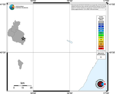 Mappa MCS - territori comuni