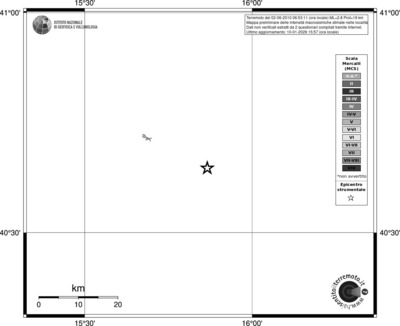 Mappa MCS - territori località