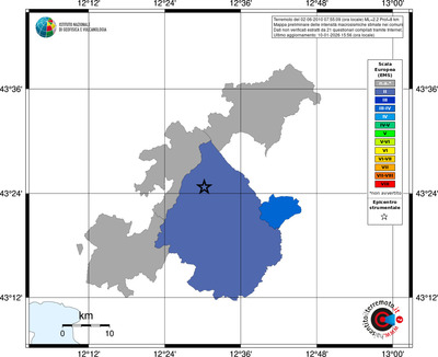 Mappa EMS - territori comuni