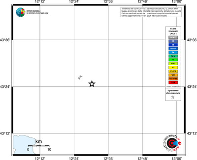 Mappa MCS - territori località