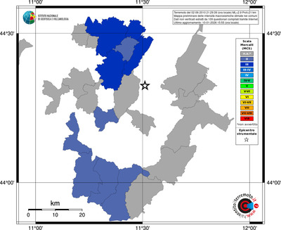 Mappa MCS - territori comuni