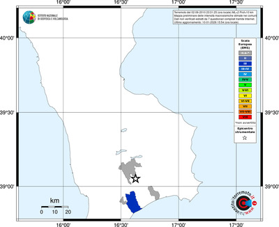 Mappa EMS - territori comuni