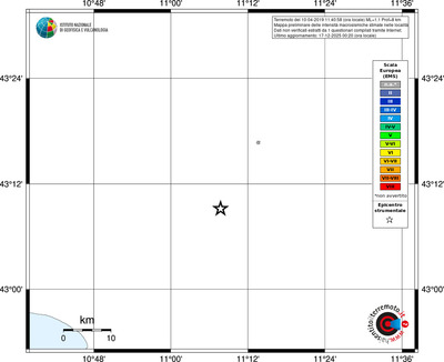 Mappa EMS - territori località