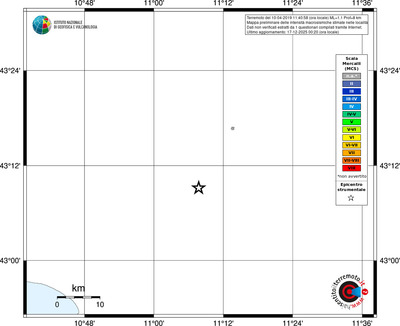 Mappa MCS - territori località