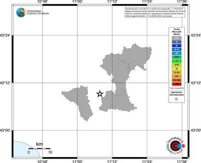 Mappa MCS - territori comuni
