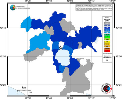 Mappa EMS - territori comuni