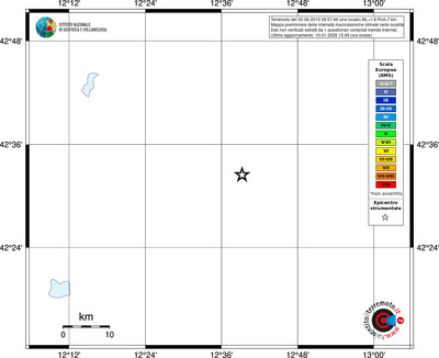 Mappa EMS - territori località