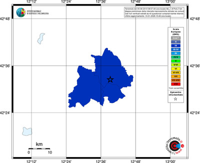 Mappa EMS - territori comuni